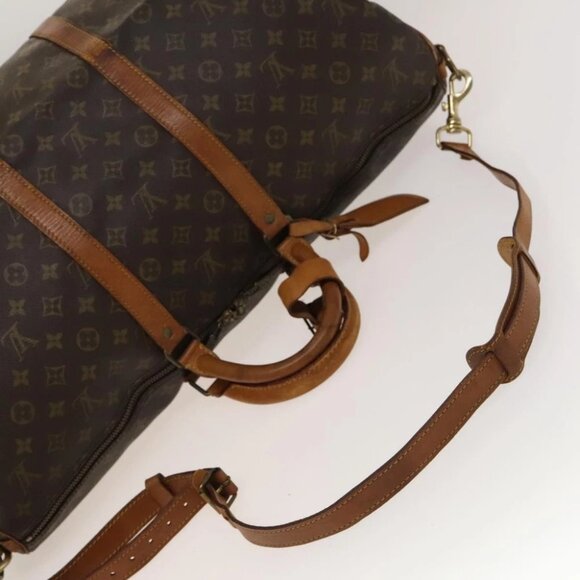 LOUIS VUITTON Monogram Keepall Bandouliere 55 Boston Bag - Picture 8 of 15